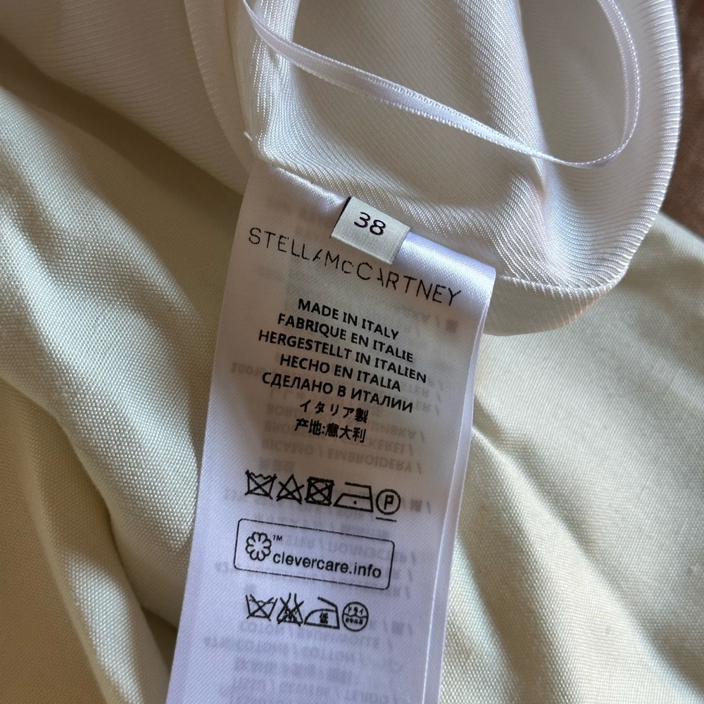TIGER EMBROIDERY DUCHESS SATIN SHIFT 
DRESS WHITE - Picture 9 of 16